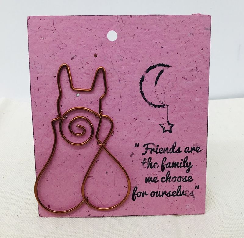 Wire Cat Bookmark, Kenya