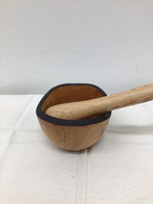 Mortar and Pestle Rustic Short Tropical Hardwood, Nicaragua