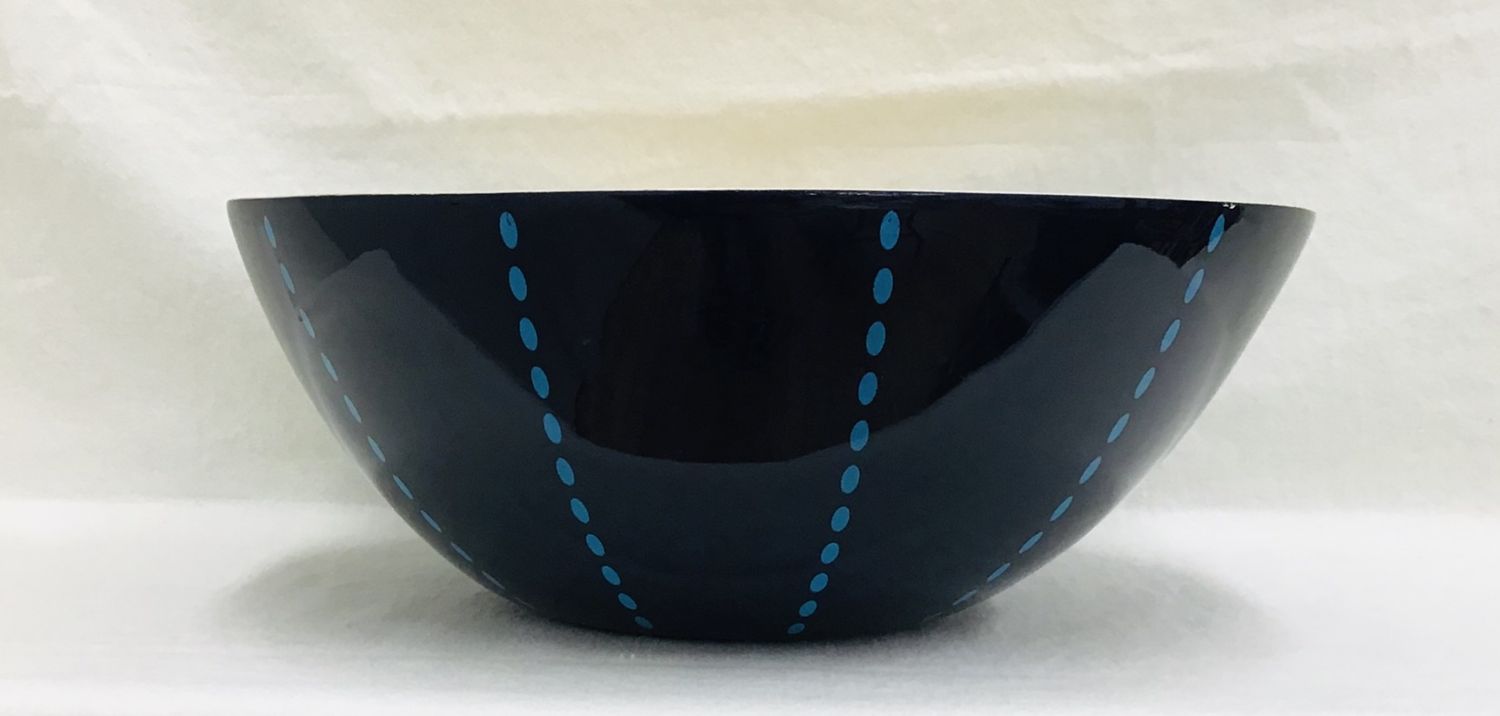 Blue Skies Bamboo Serving Bowl