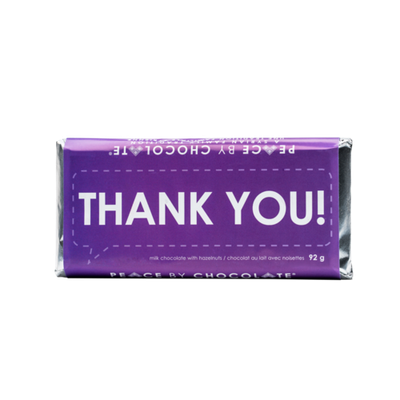 Peace by Chocolate - Thank You Chocolate Bar