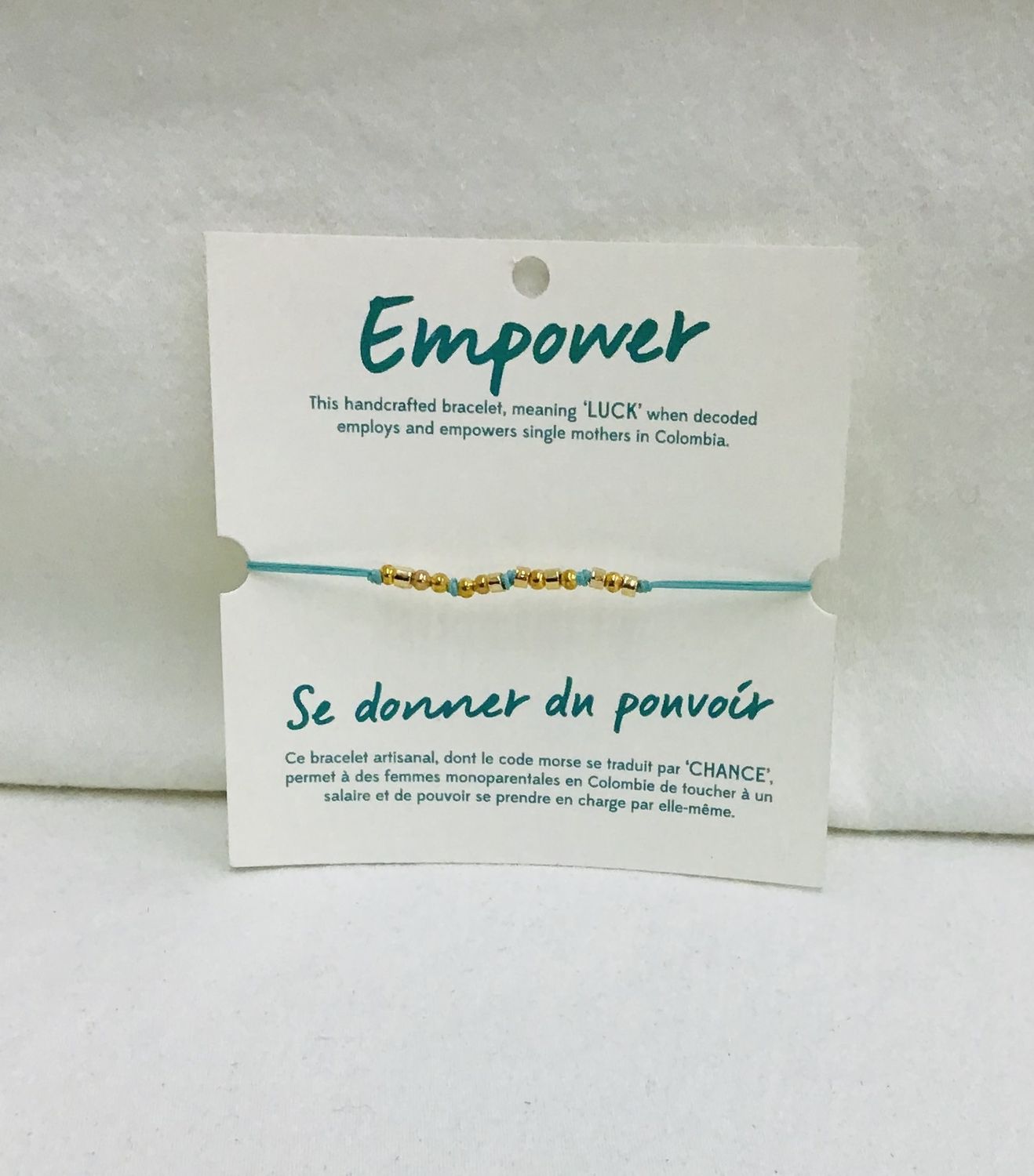 Morse Code LUCK Bracelet
