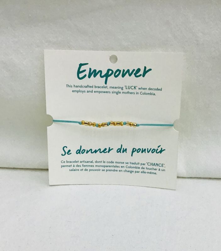 Morse Code LUCK Bracelet