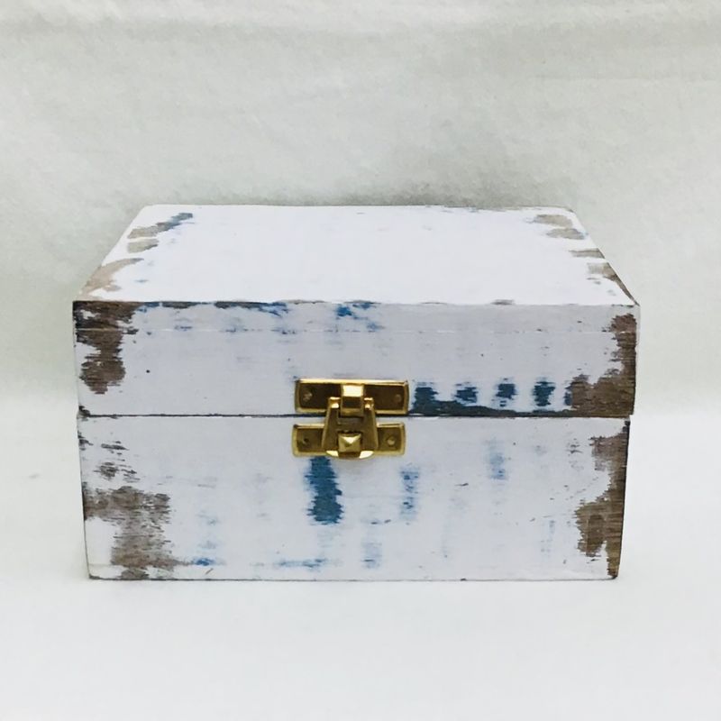 Distressed Mango Wood Box