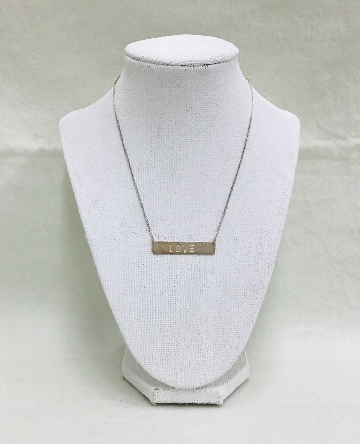 Silver Square Love Necklace, Indonesia