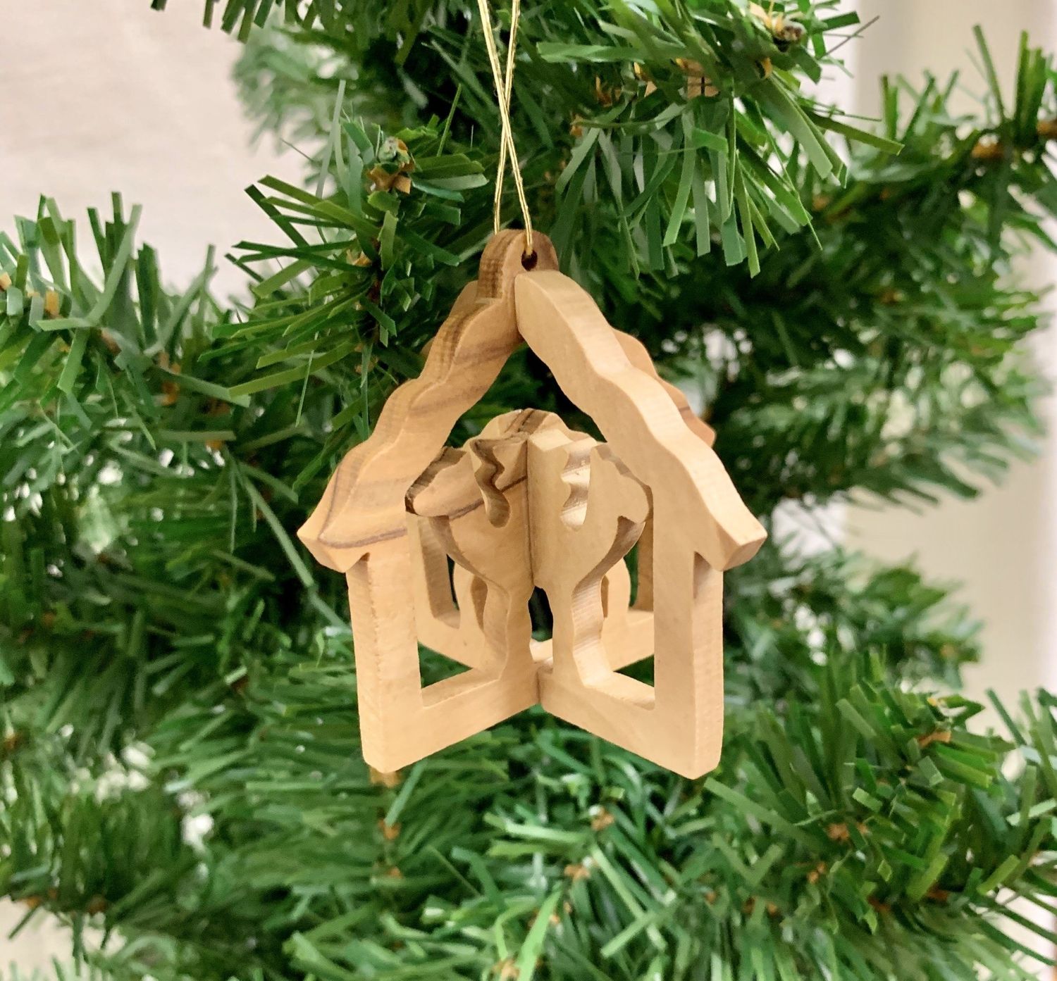 Olive Wood 3D Nativity, West Bank
