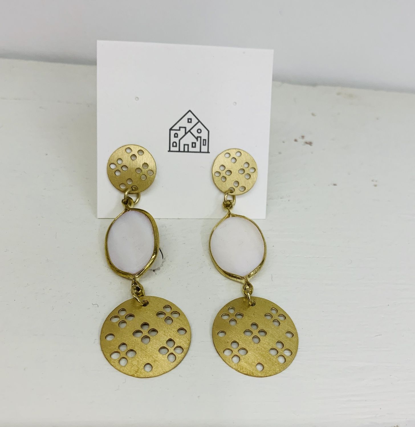 Dhavala Earrings Gold, India