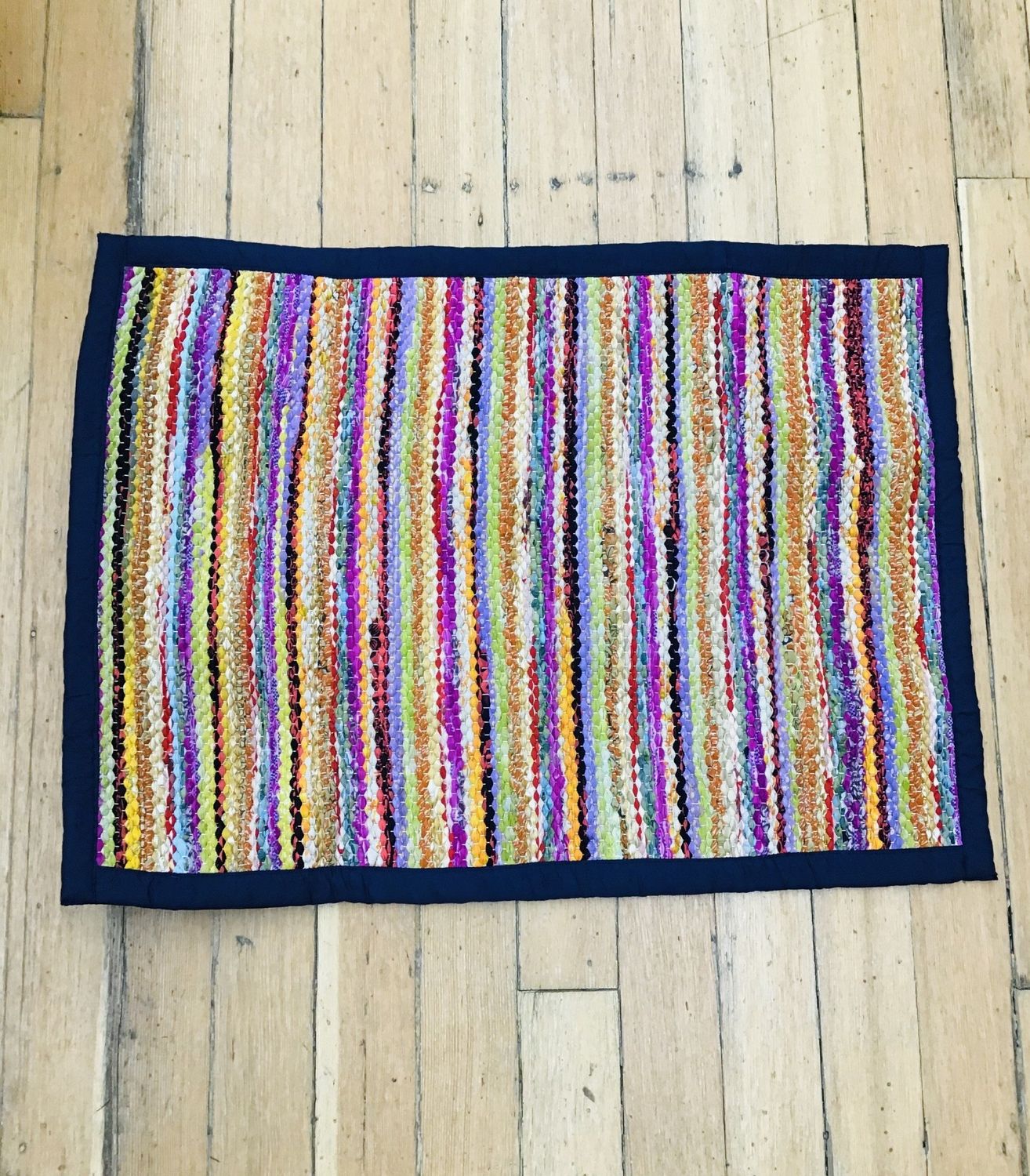Recycled Sari Rug, India