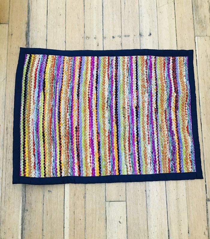 Recycled Sari Rug, India