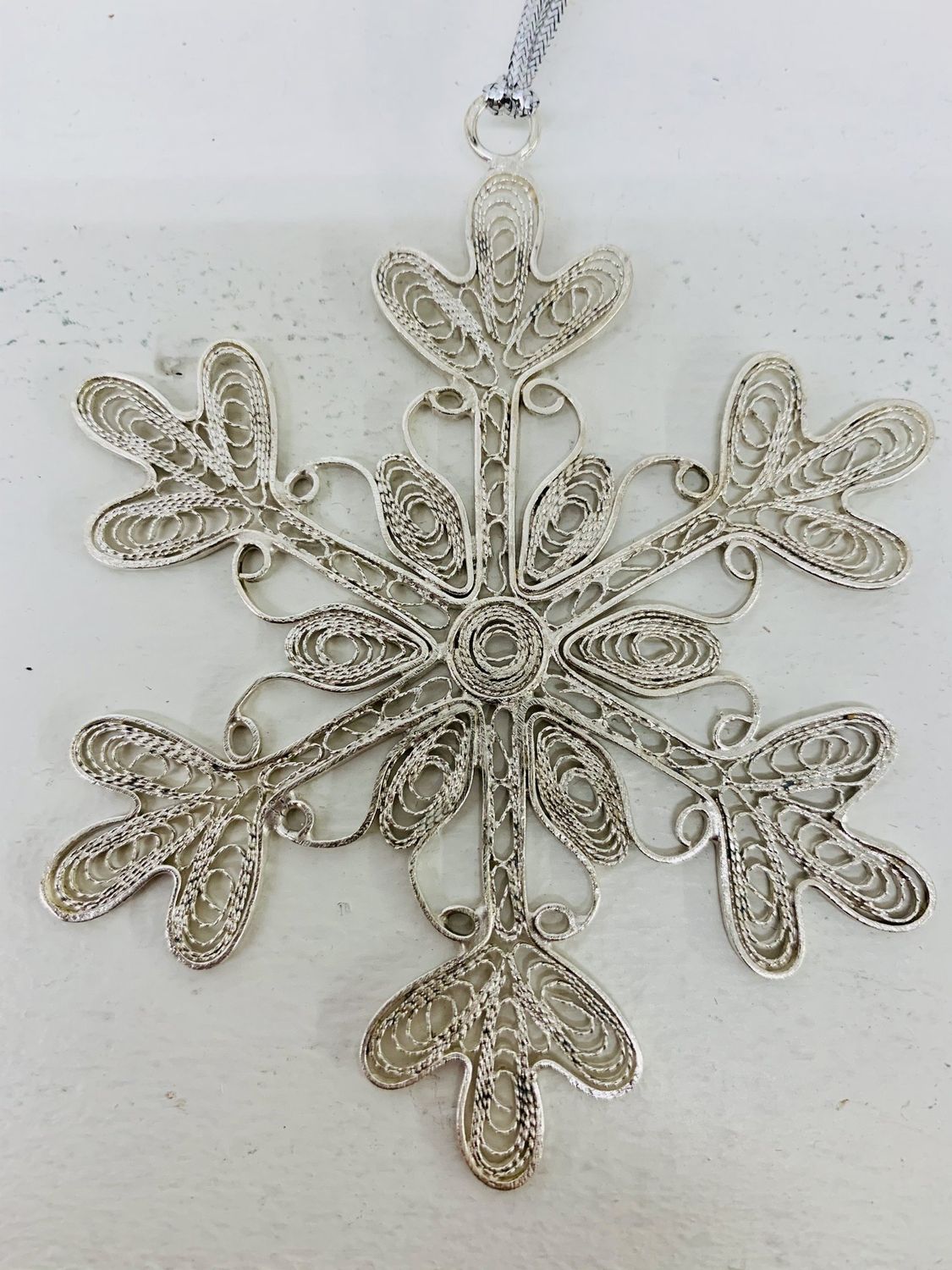 Filigree Snowflake Ornament, Indonesia