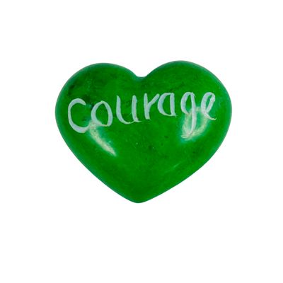 Courage Heart Paperweight, Kenya
