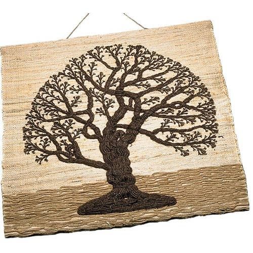 Jute Tree of Life Wall Hanging, India