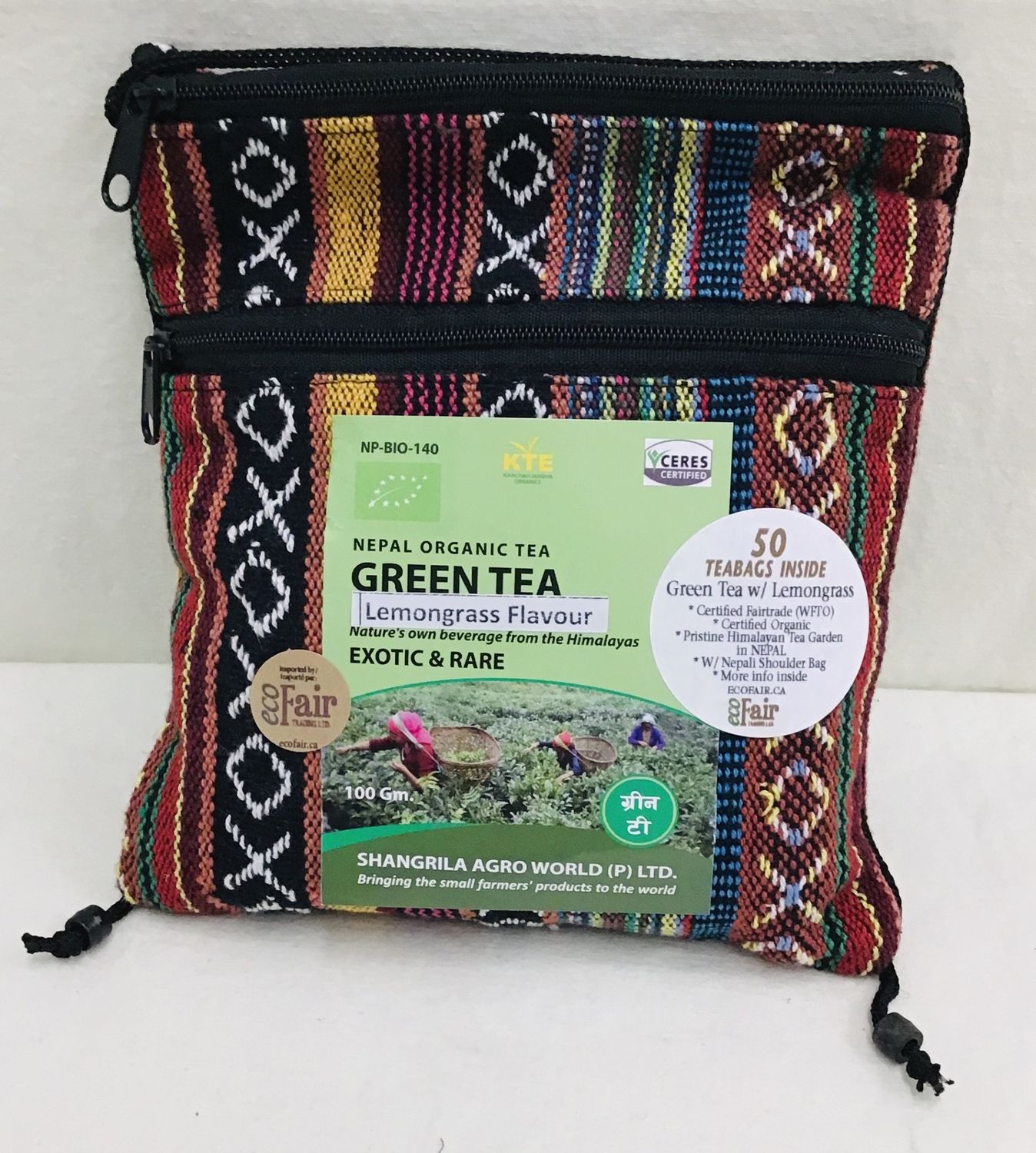 Himalayan Tea in a Bag, Green with Lemongrass