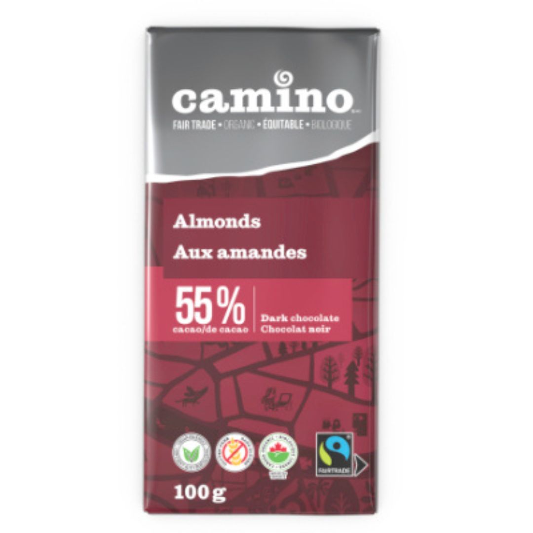 Camino Chocolate Dark with Almonds