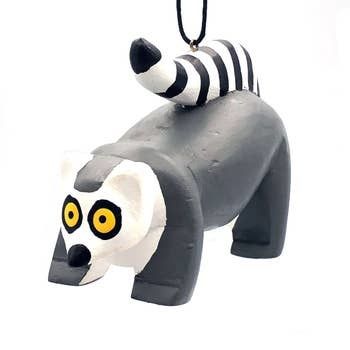 Nicaragua Balsa Ornament Ring-tailed Lemur