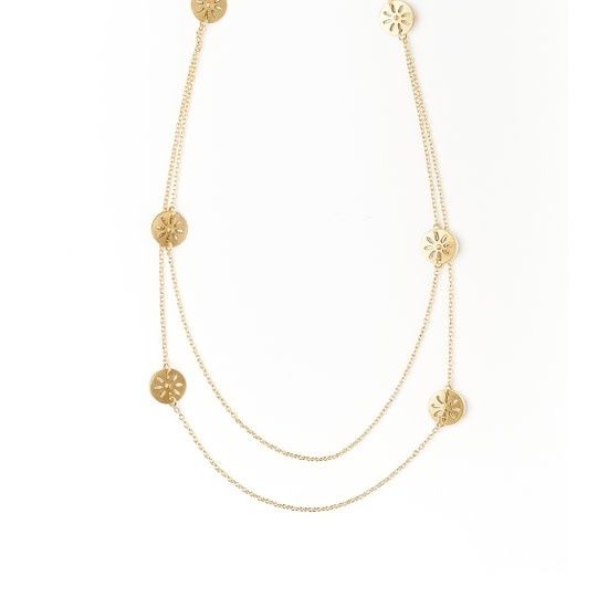 Chameli Necklace Petal Coin, India