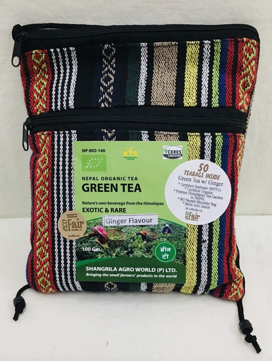 Himalayan Tea in a Bag, Green with Ginger