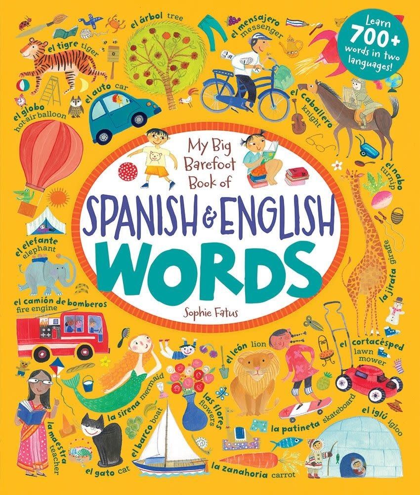 My Big Barefoot Book Spanish and English - Hard Cover