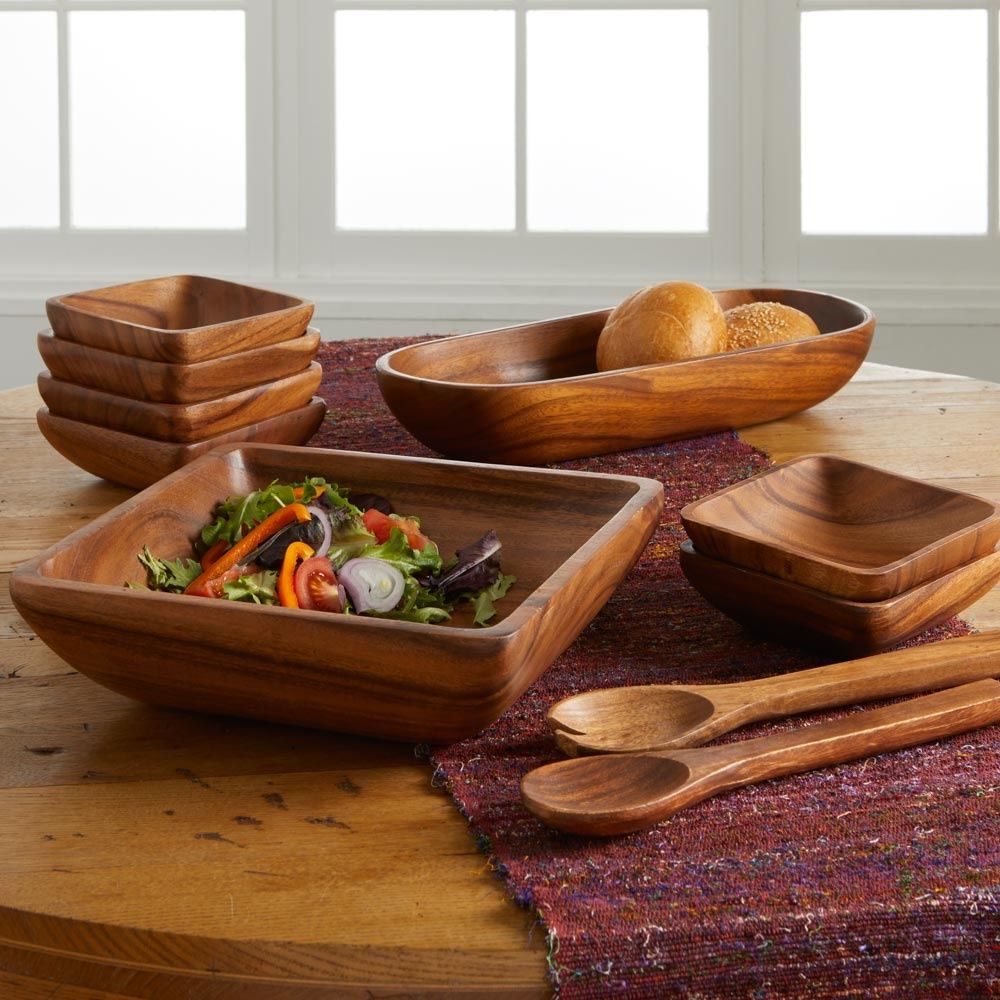 Acacia Wood Salad Set, Philippines