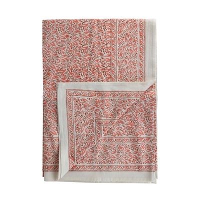 Abundant Vines Tablecloth 60&quot;x90&quot;, India