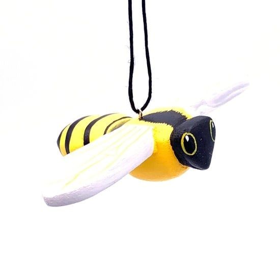 Honeybee Balsa Ornament, Nicaragua