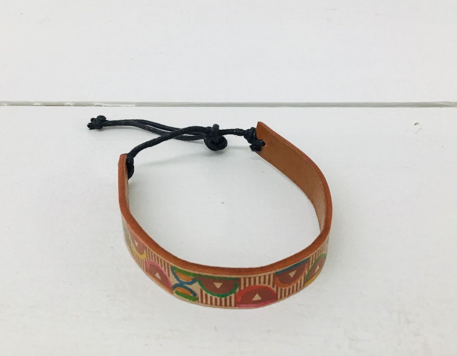 Circle Leather Bracelet