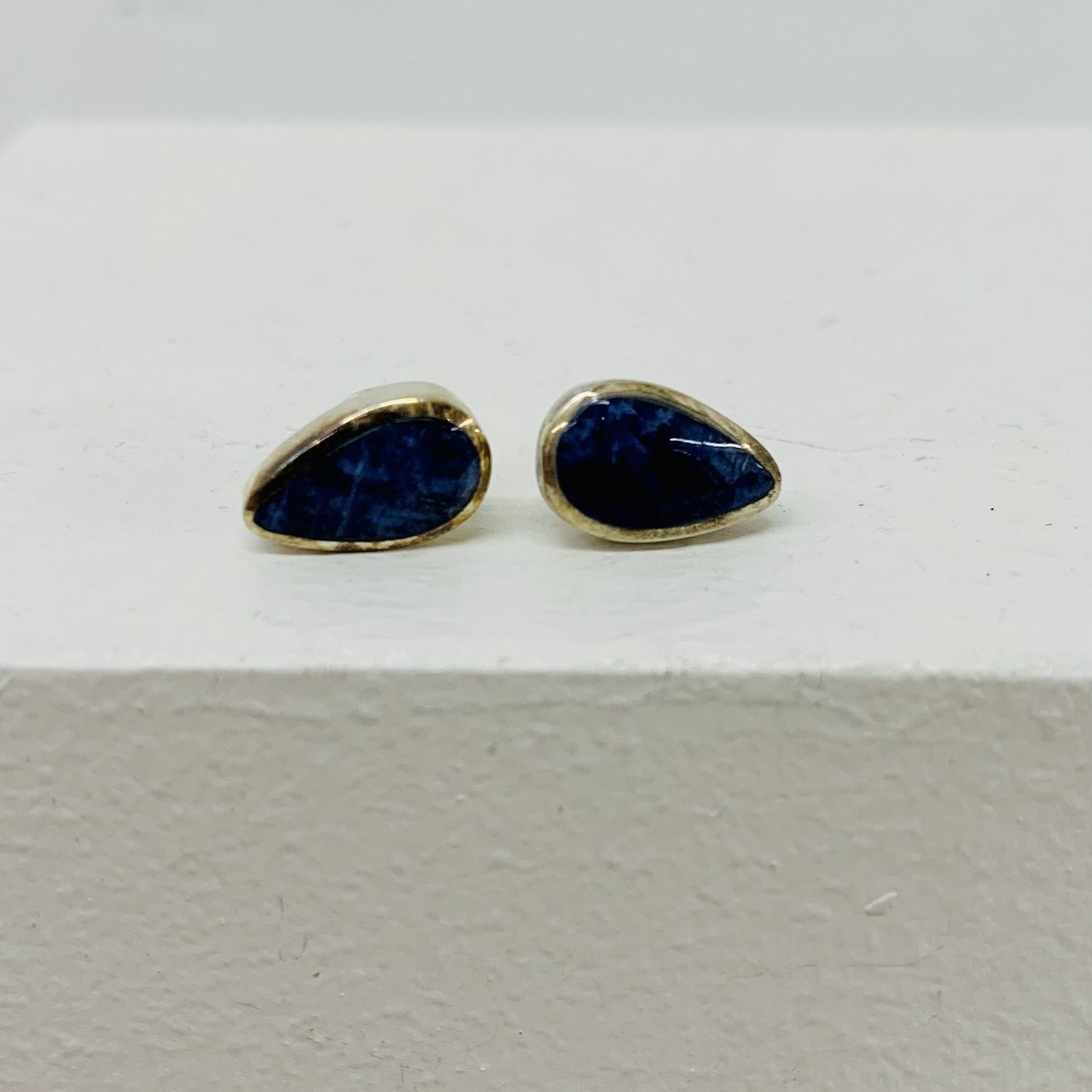 Blue Teardrop Earrings