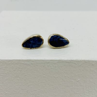Blue Teardrop Earrings