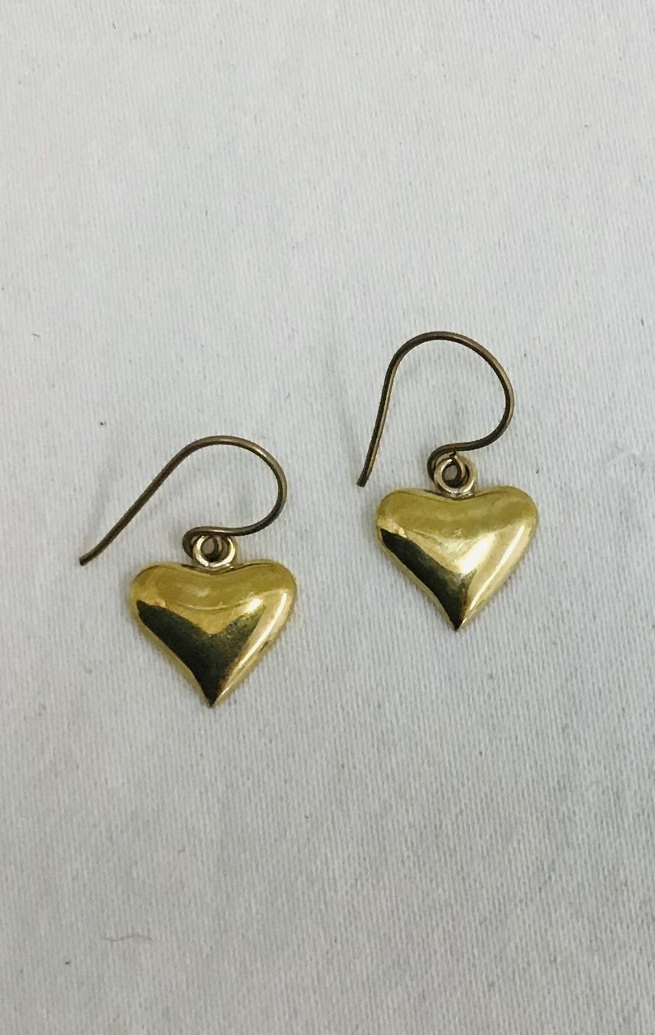 Gold Heart Earrings, Cambodia