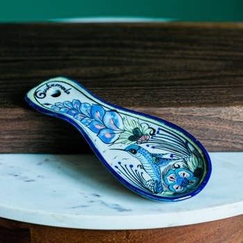 Wild Bird Spoon Rest, Guatemala