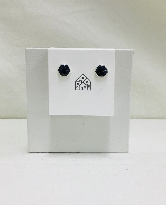 Night Sky Azurite Studs