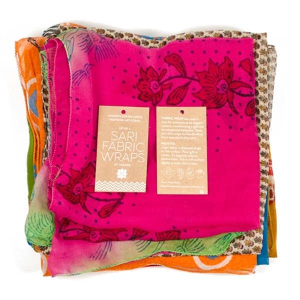 Sari Fabric Wraps, India