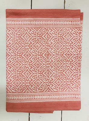 Jaipur Coral Table Runner 16&quot;x90&quot;, India