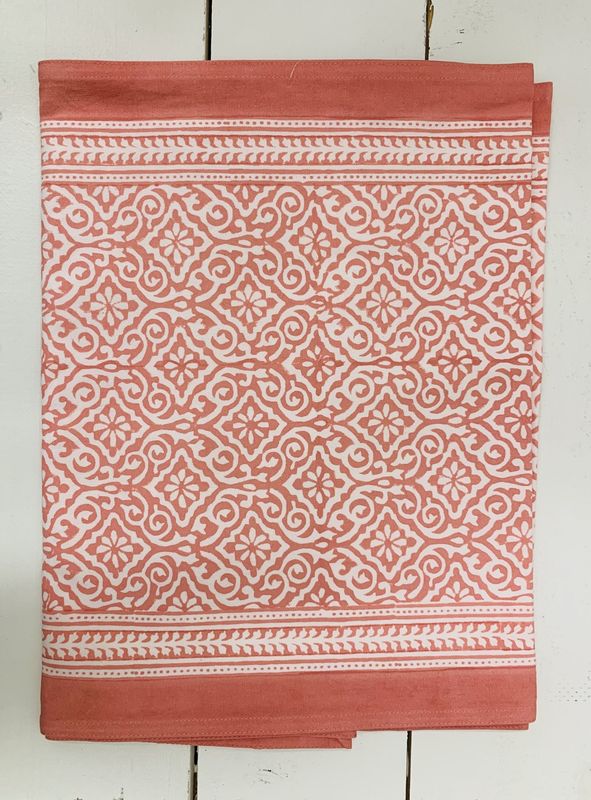 Jaipur Coral Table Runner 16&quot;x90&quot;, India