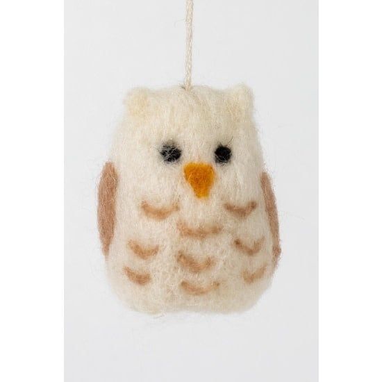 Wool Owl Ornament, Nepal