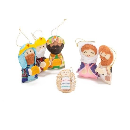 Nativity Ornament and Puppet Set, Guatemala