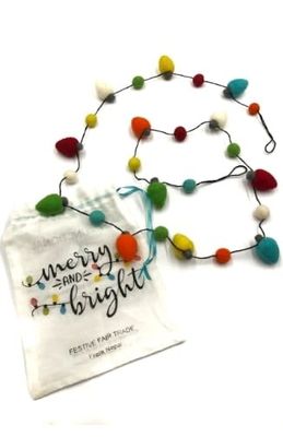 Felt Christmas Light Garland, Nepal