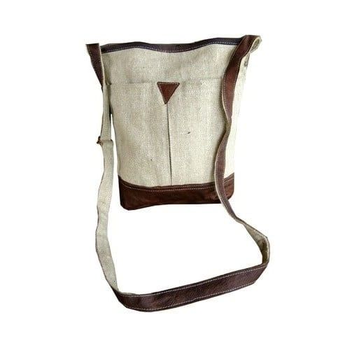 Hemp and Cruelty Free Leather Purse, Nepal