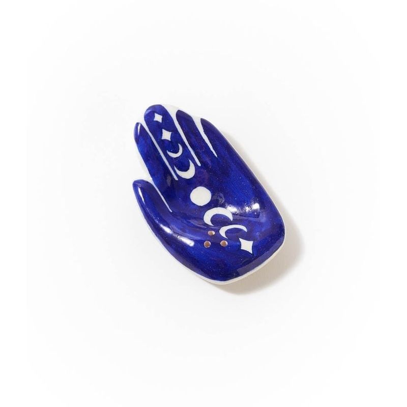Jalini Indigo Incense Holder, India