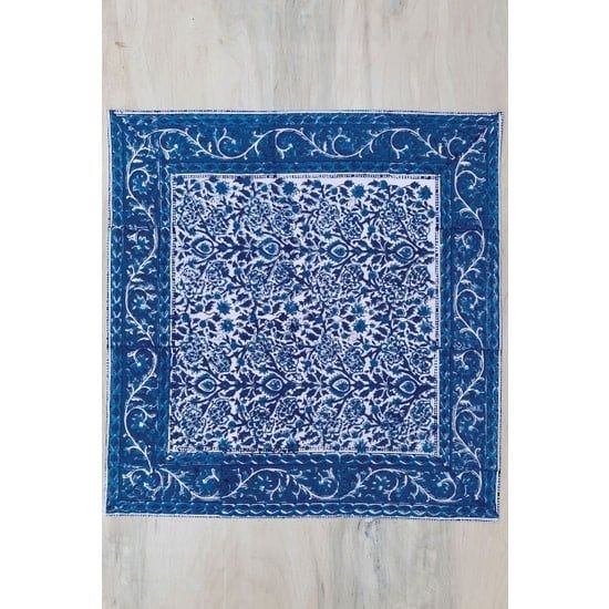 Blue Vine Napkin, India