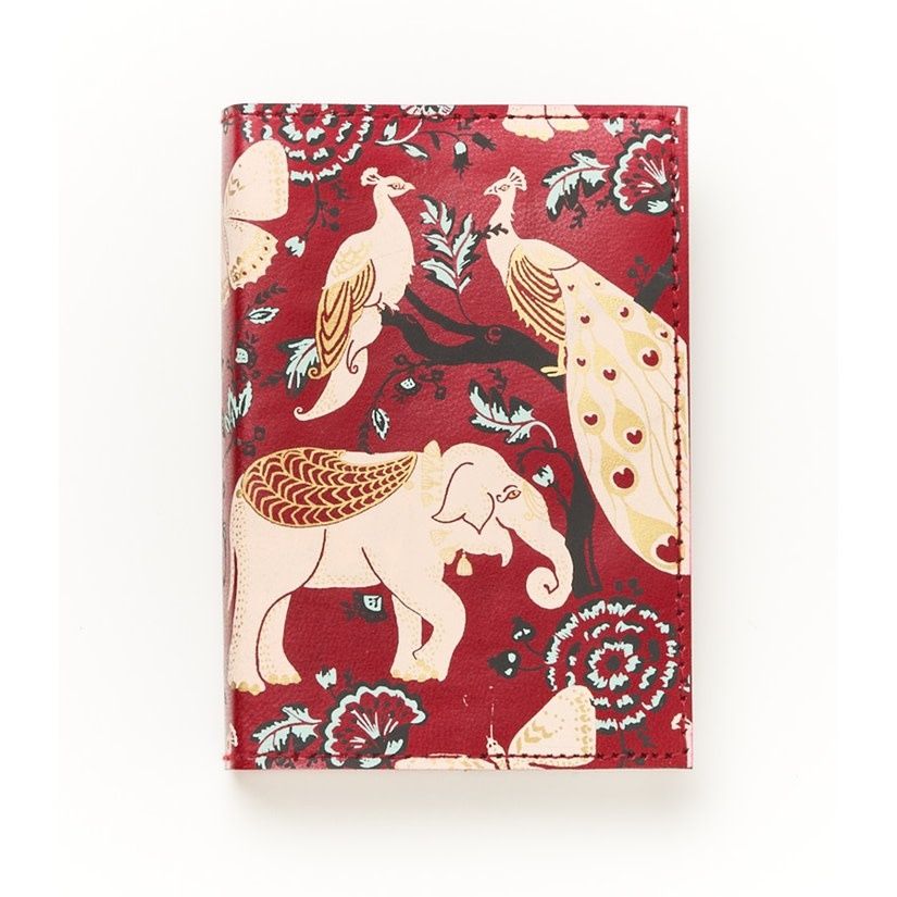 Fauna Leather Journal Red Garden, India