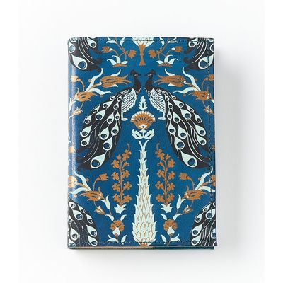 Fauna Leather Journal Blue Peacock, India