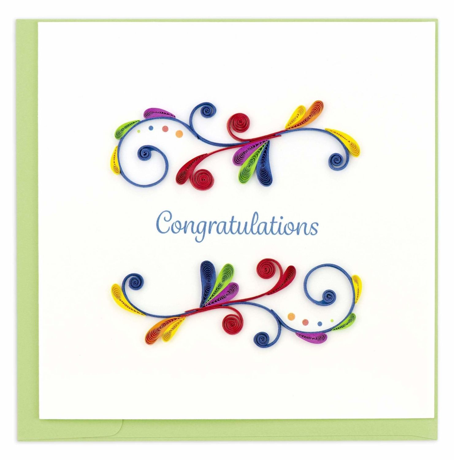 Congratulations Swirl Quilling Card, Vietnam