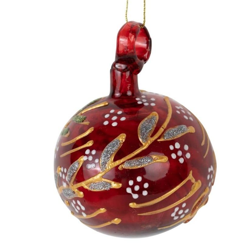Firelight Glass Bulb Ornament, West Bank