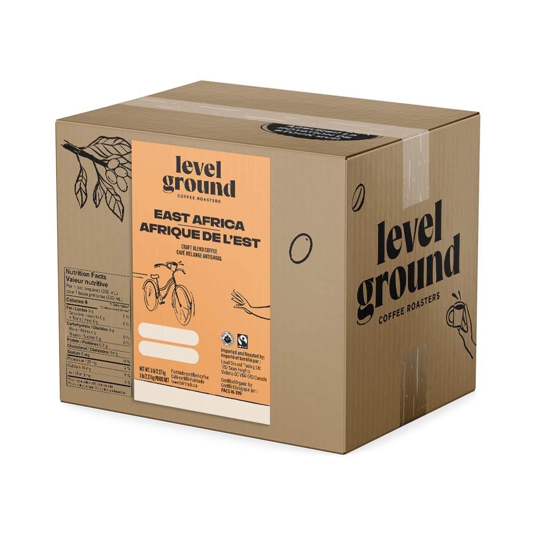 Coffee - Level Ground East Africa Bean - 5lb Box