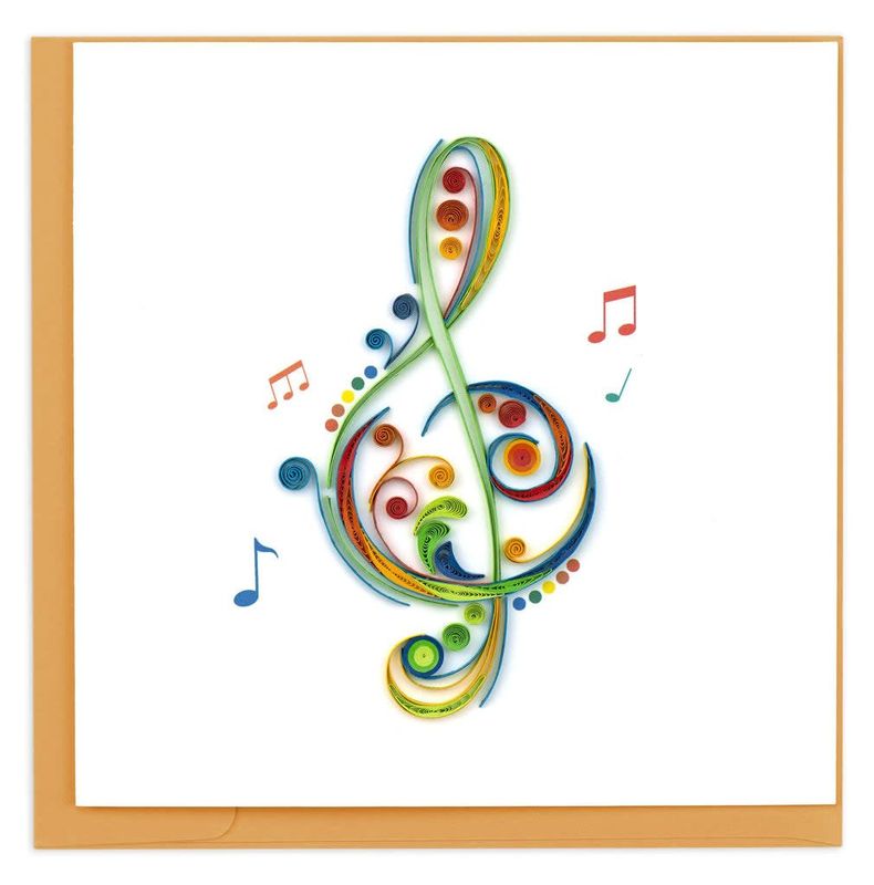 Treble Clef Quilling Card, Vietnam