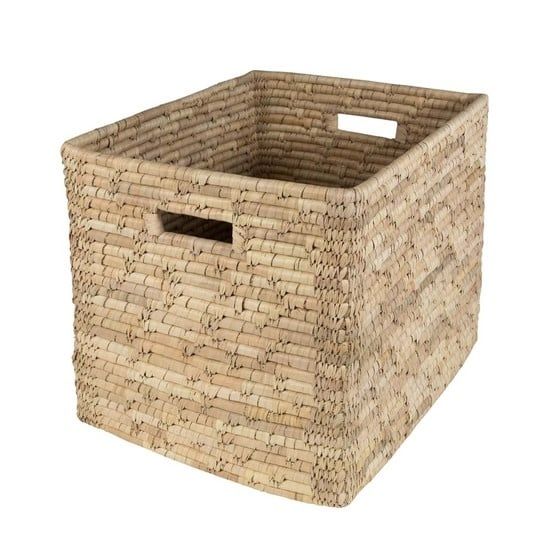 Palm Leaf Storage Basket 15&quot;, Bangladesh