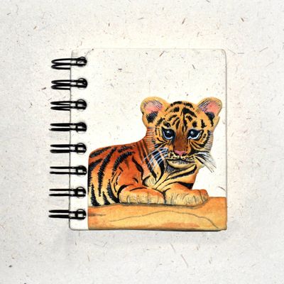 Small Notebook Baby Tiger, Sri Lanka