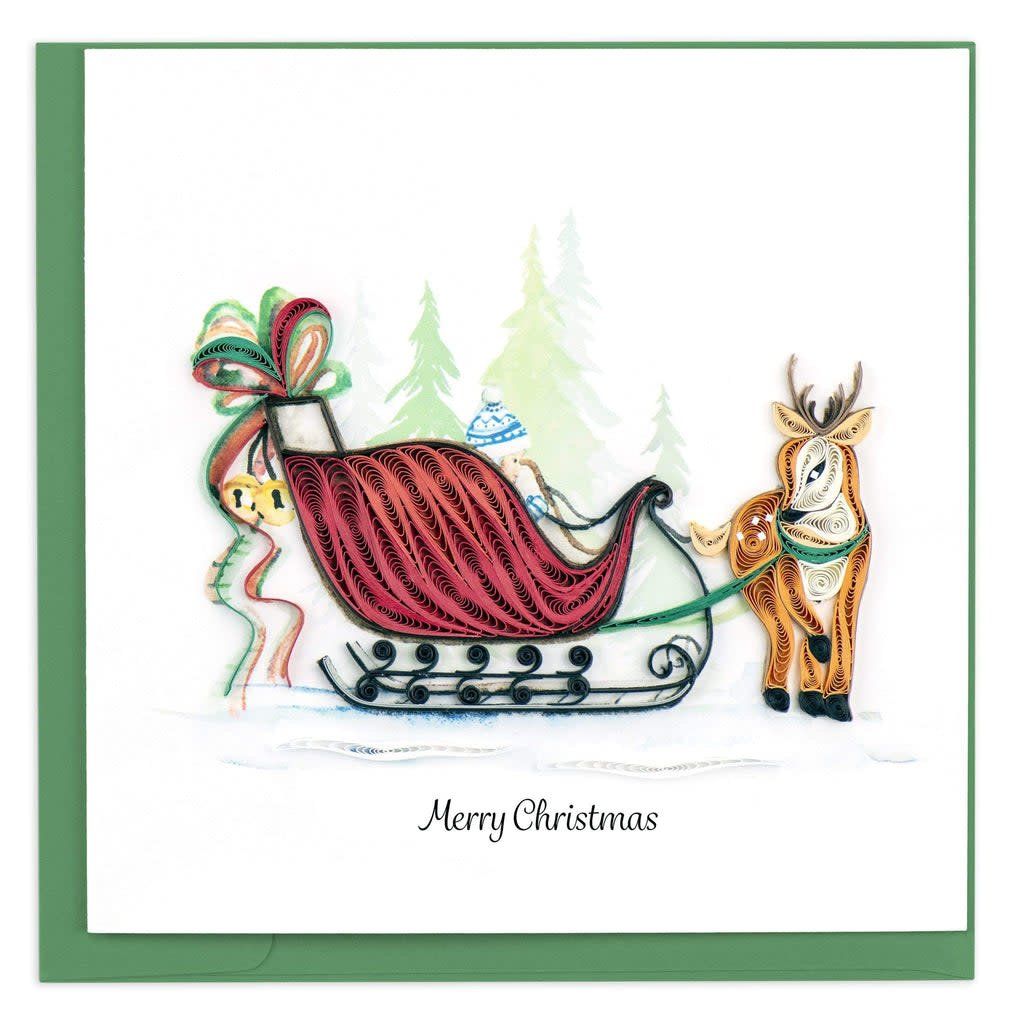 Sleigh Ride Quilling Card, Vietnam