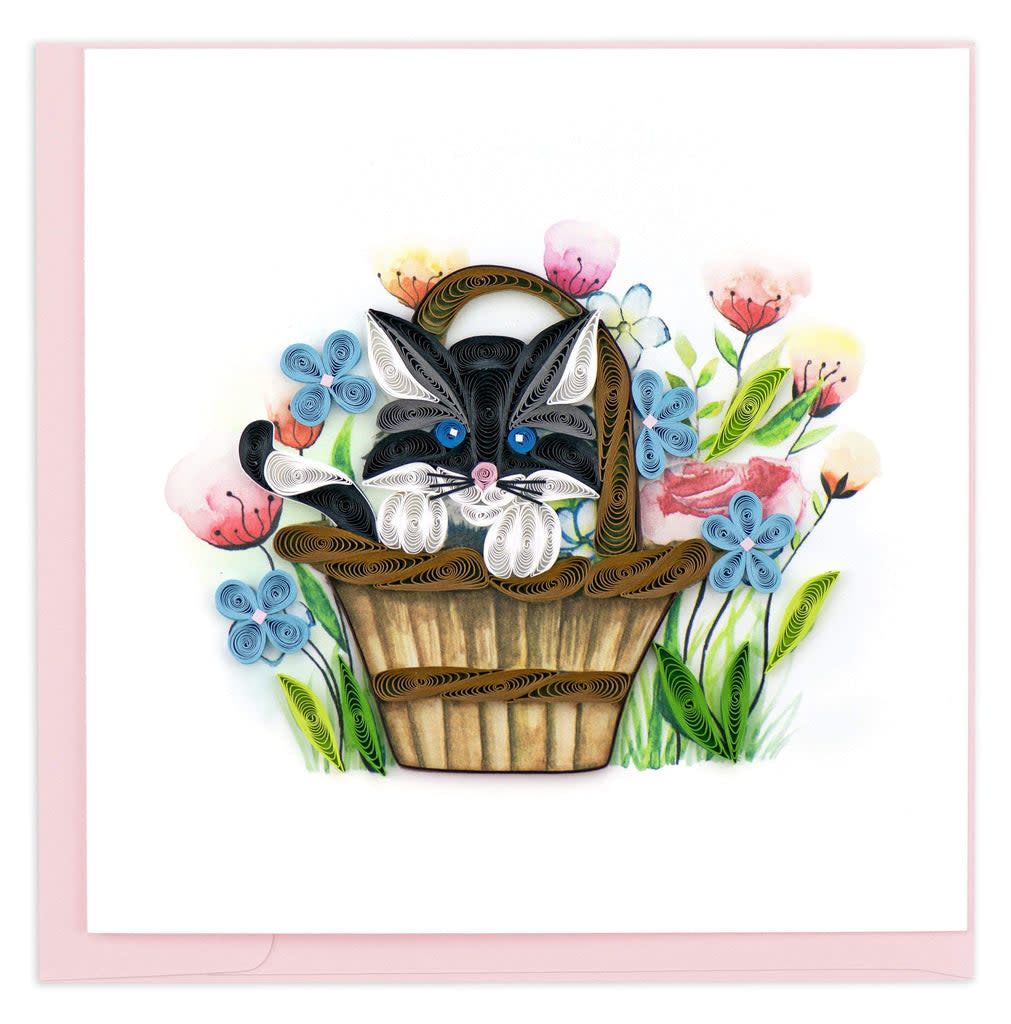 Black Kitten Quilling Card, Vietnam