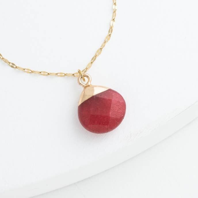 Wish Necklace in Pomegranate, China